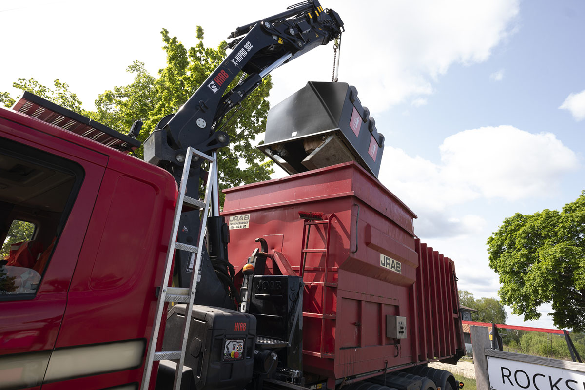 Underjordsbehållare för renare City